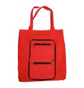 Multi functional non-woven travel tote bag Red