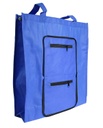 Multi functional non-woven travel tote bag Blue