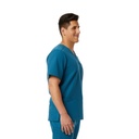 Mens WYND  Multi-Pocket Scrub Top - Side View