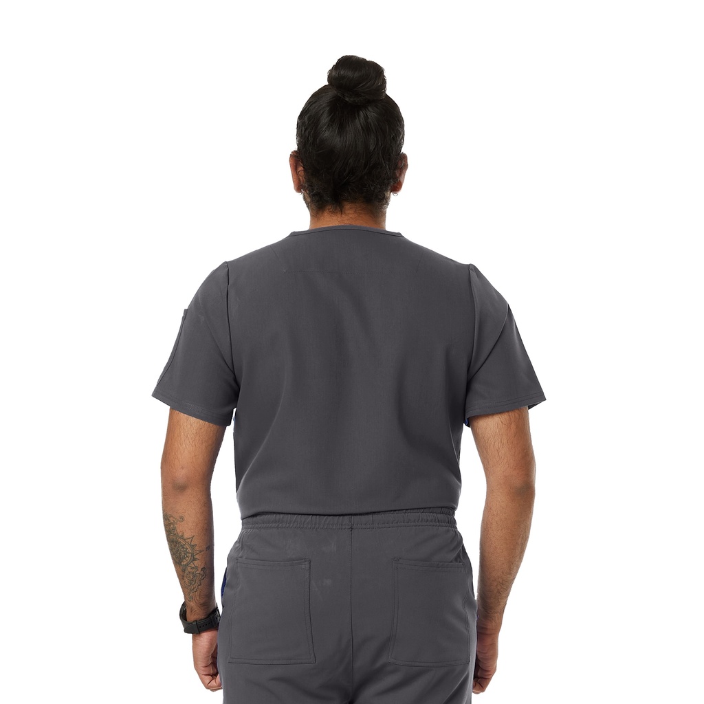 Mens WYND Tuckable Scrub Top - Tucked Back