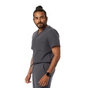 Mens WYND Tuckable Scrub Top - Side View