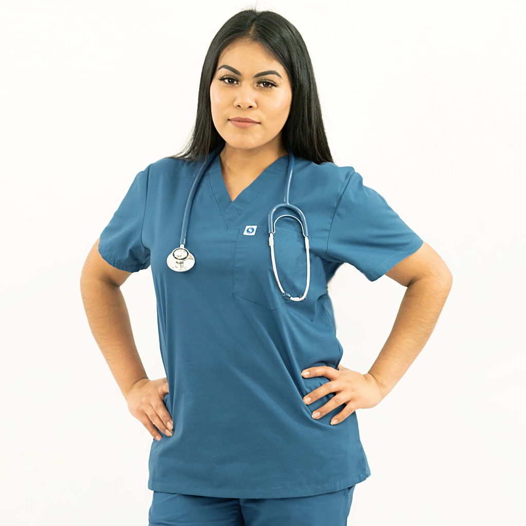 UltraSoft Unisex V-Neck 1-Pocket Scrub Top