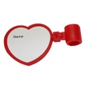 Heart Stethoscope  Name Tag