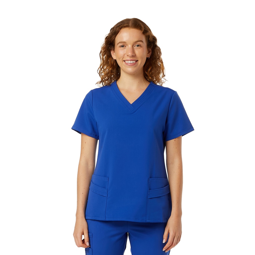 Womens WYND  Multi-Pocket Scrub Top