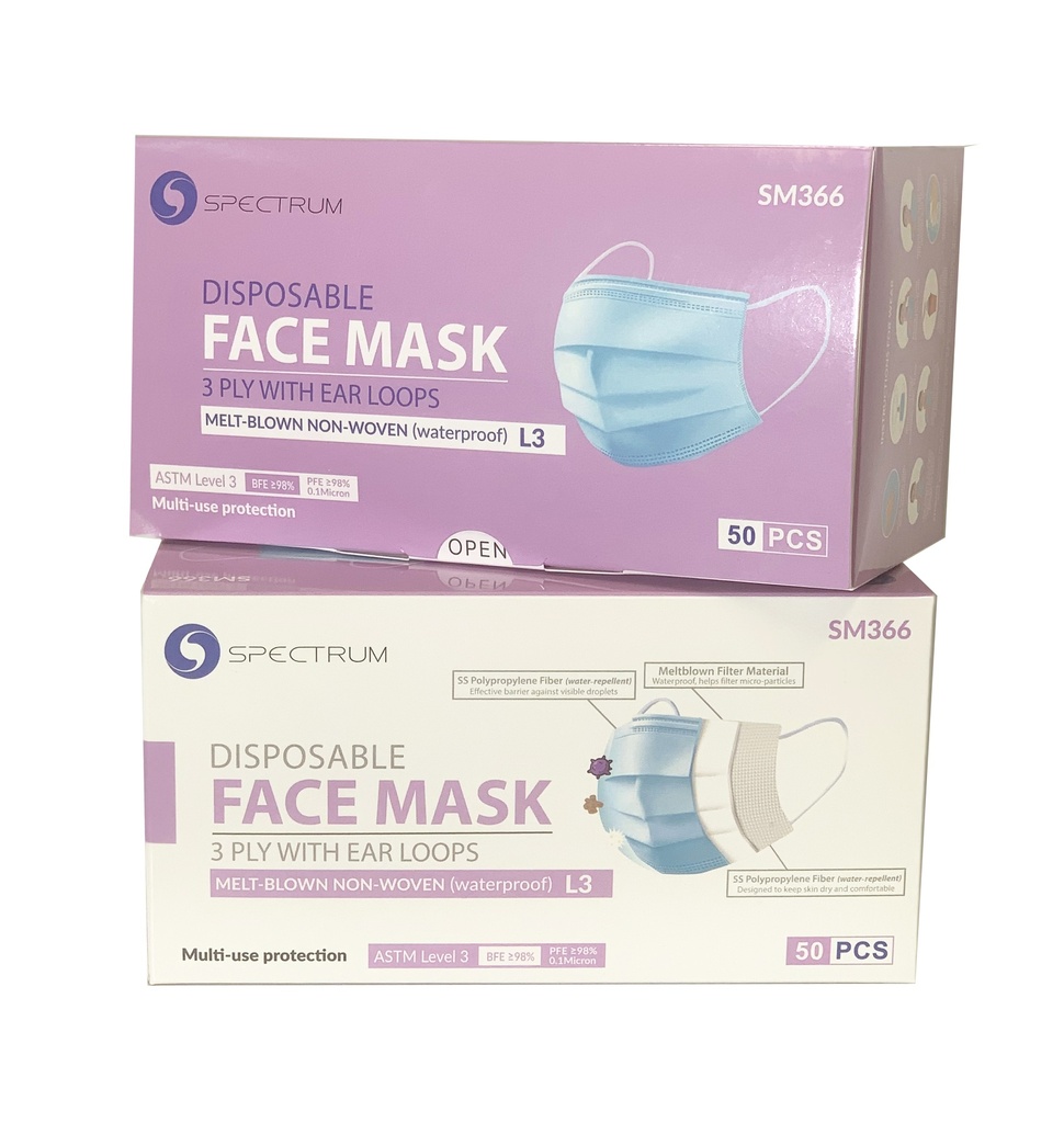 Disposable level 3 masks(50 pieces)
