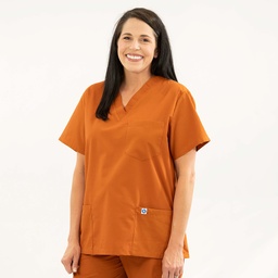 [222C] Three-Pocket Scrub Top