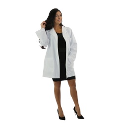 [401A] 34” Unisex Antimicrobial Lab Coat